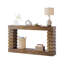 Console 70,87 po en bois brun étroit avec rangement pour canapé d'entrée