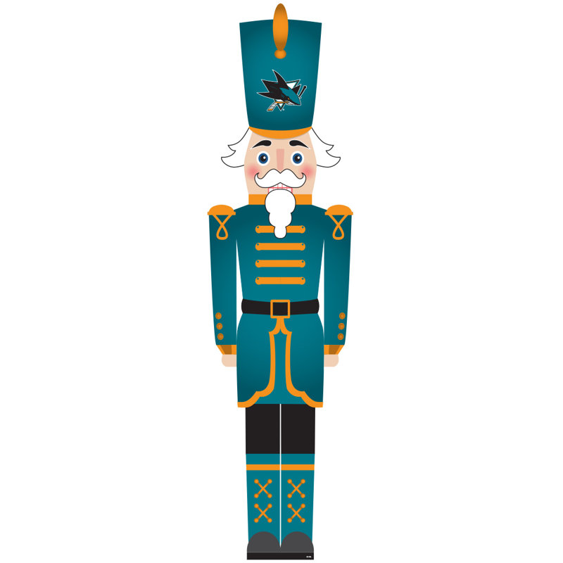 San Jose Sharks 46" Nutcracker Leaner