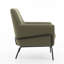 Fauteuil d'appoint rembourré avec accoudoirs