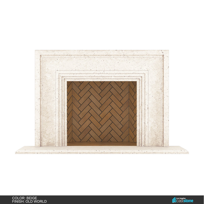 Verona Fireplace Surround, Old World Beige