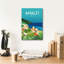 «Amalfi» par Omar Escalante, art mural sur toile