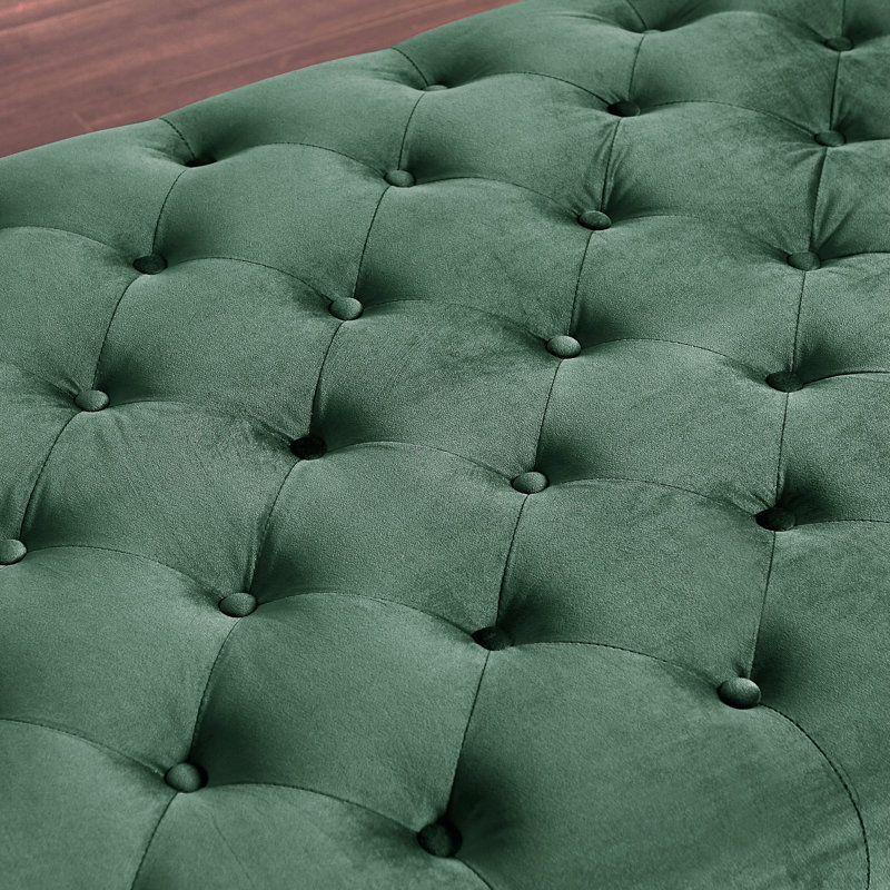 Repose-pieds Crillon, Tissu vert