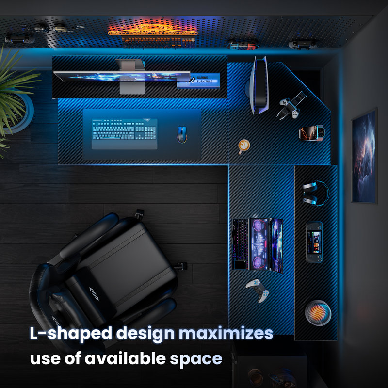 L-Shaped Computer Desk
