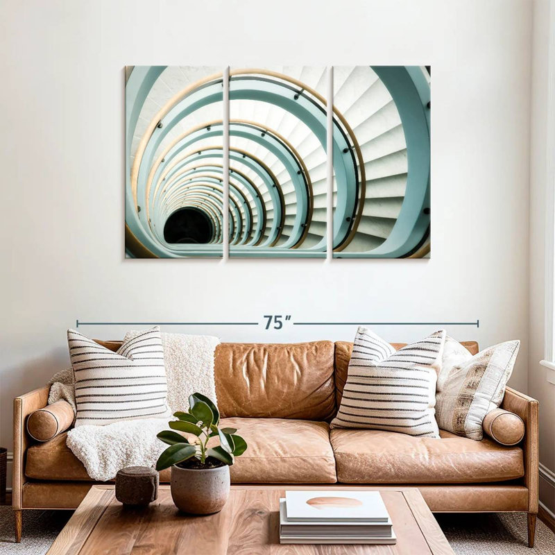 Lilie Long Staircase, 36" H x 57" W