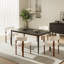 Chaise d'appoint rembourrée en similicuir-545956398