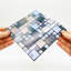 15cm W x 15cm L PVC Peel and Stick Mosaic Tile