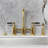 Kingston Brass Kaiser Two-Handle 4-Hole Deck Mount Bridge Kitchen Faucet with Brass Side Sprayer-103181268