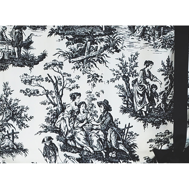Toile Tie-Up Window Valance