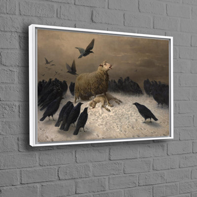 Anguish Wall Hangings By August Friedrich As Personalized Home Decor Gift For Mom With Albrecht Schenck Canvas Print