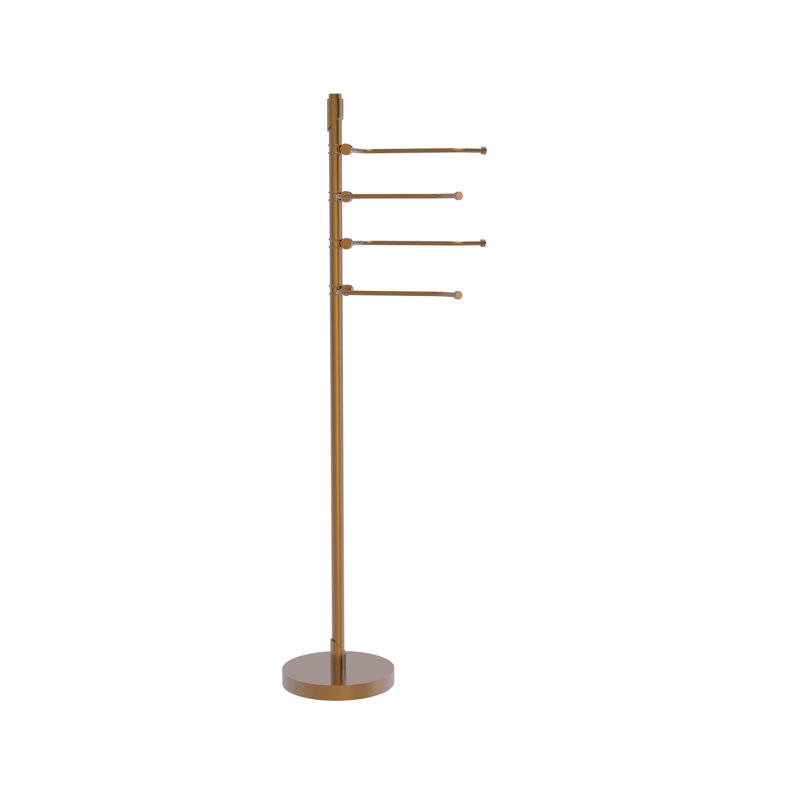 Porte-serviettes sur pied Southbeach, Bronze brossé