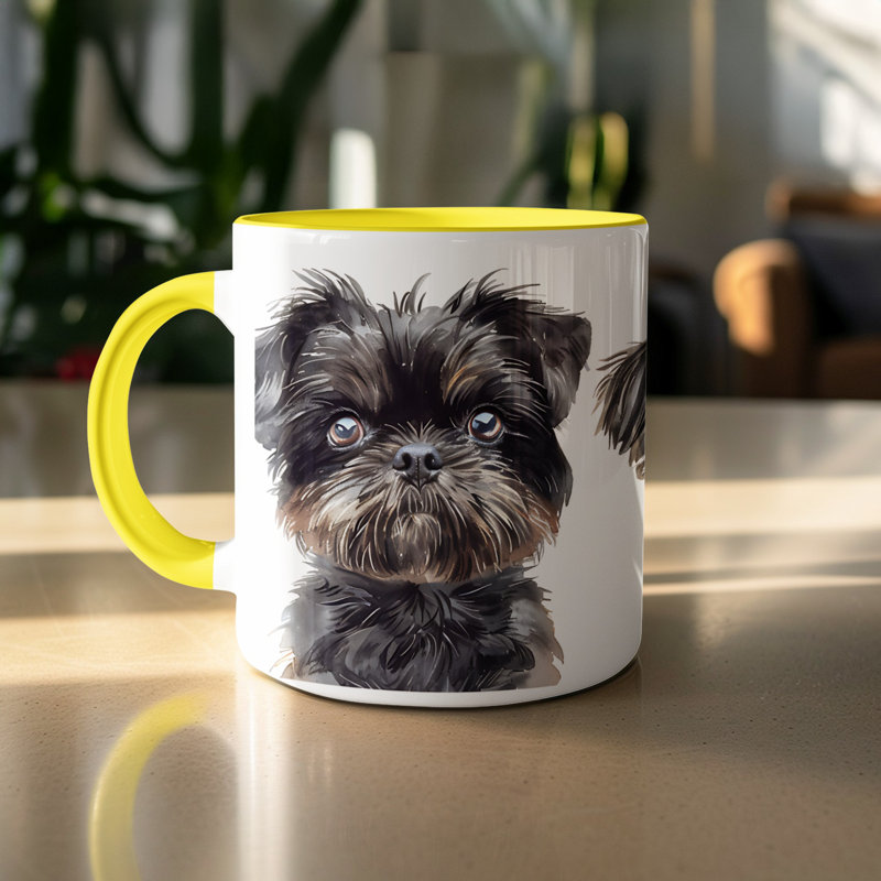 Mug, 3, Yellow