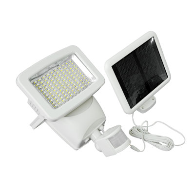 Lampe de sécurité solaire Classy Caps SMS600W ultra-lumineuse à 100 DEL avec détecteur de mouvement