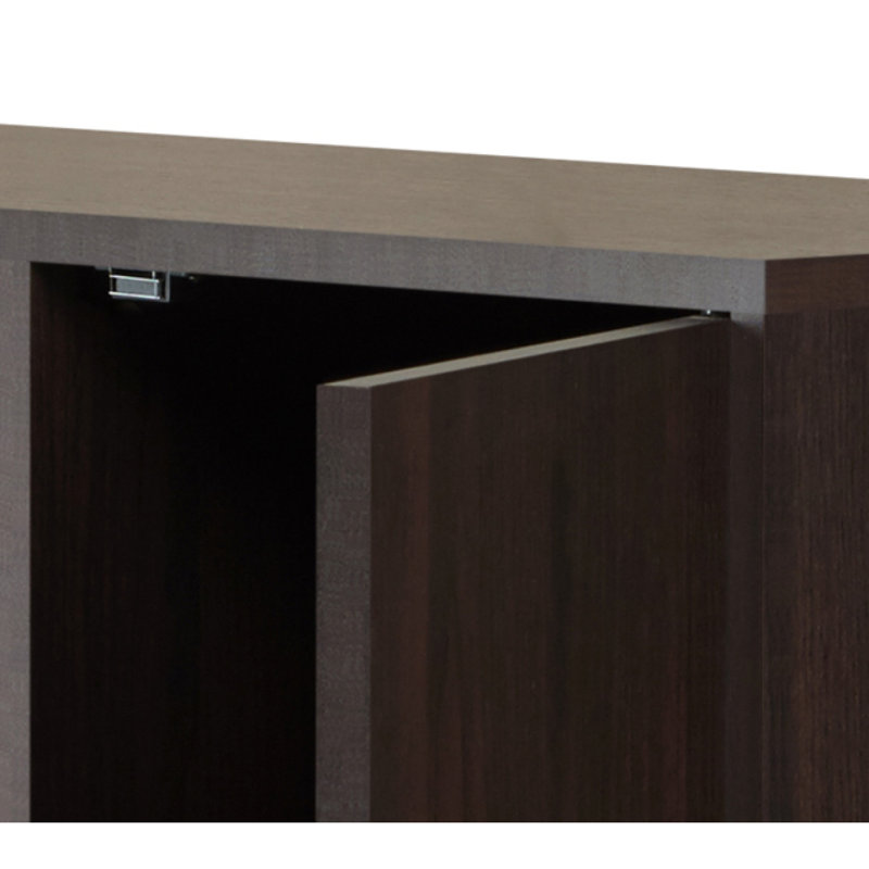 Armoire à vin 2 portes avec porte-verres à pied