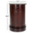 Regan Solid Wood Swivel Drum End Table with Storage-1172392176