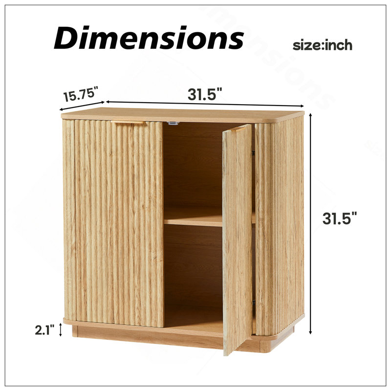 27.6"W 3 Drawers Chest of Drawers, Oak, 27.56" H x 27.56" W x 15.75" D