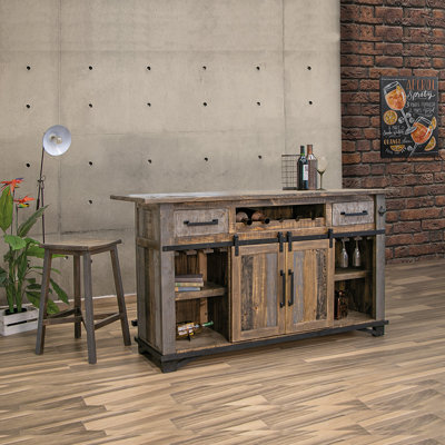 Sabetha 76'' Solid Wood Sideboard