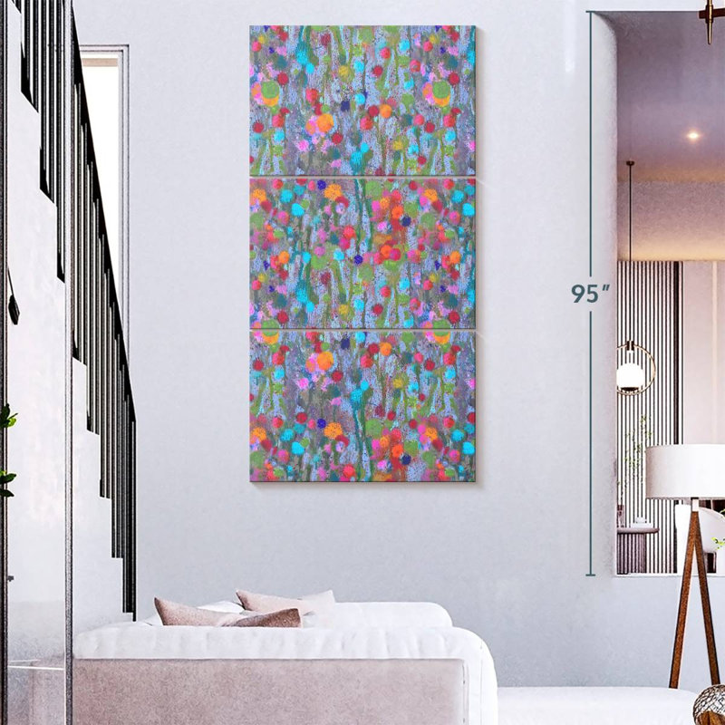 Pom-Pom Green, 80" H x 39" W