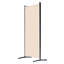 Paravent pliable à 4 panneaux, écran de confidentialité portable pour bureau et maison, beige, résistant et imperméable