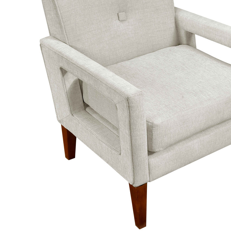 Fauteuil 1 pièce Modern Living Chenille, Beige