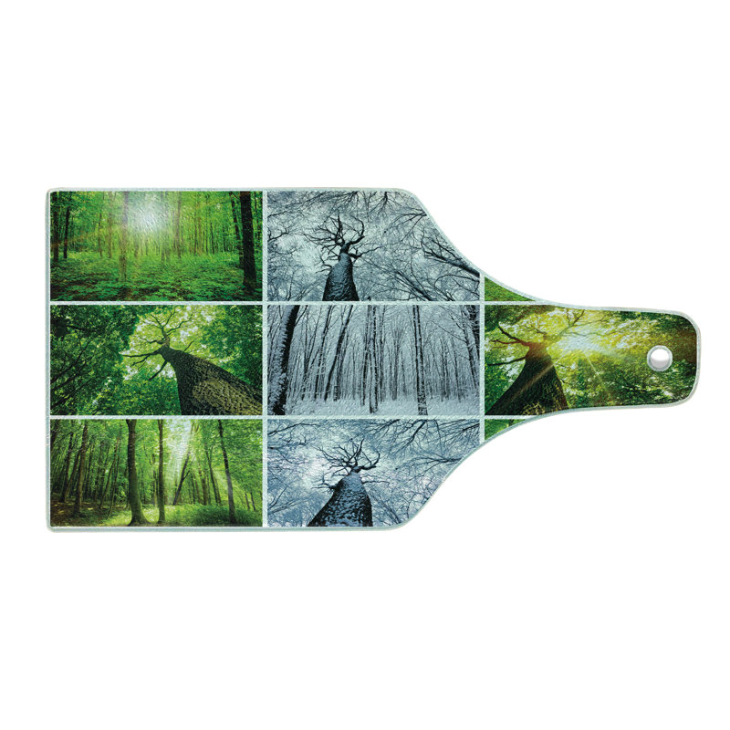 Planche à découper en verre trempé Ambesonne