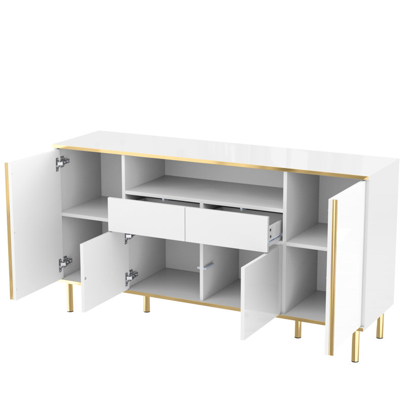Aday 150cm Sideboard, White