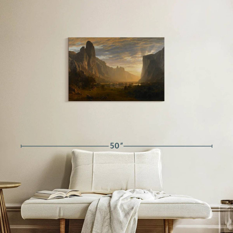 Alvord Looking Down Yosemite Valley CA, 20" H x 30" W