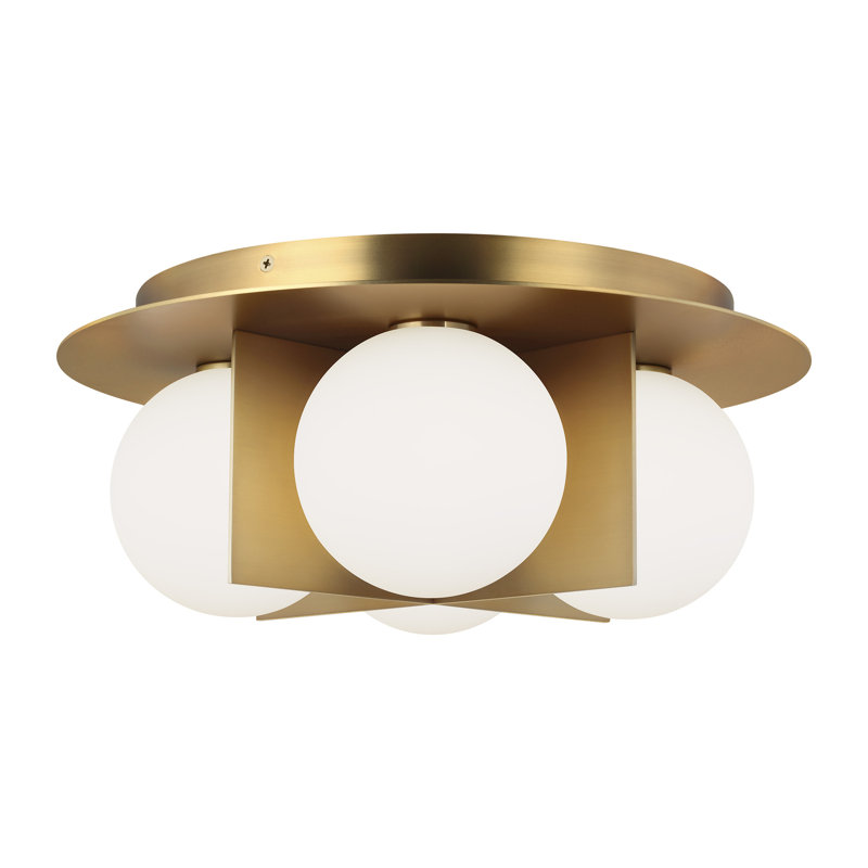 Orbel 4 - Light Flush Mount, Gold, Yes