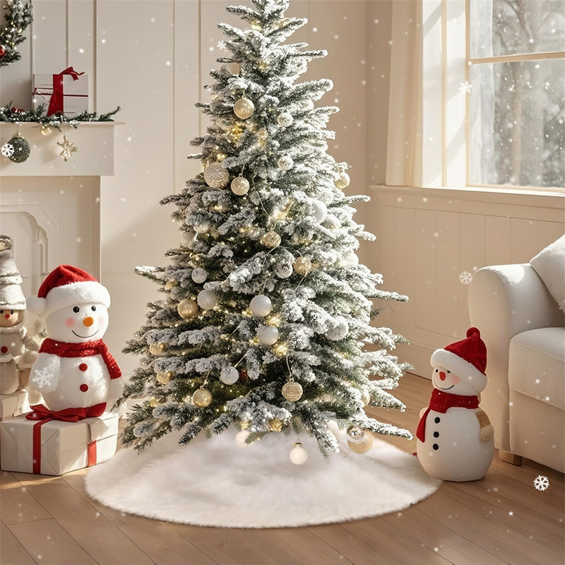 Faux Fur Tree Skirt
