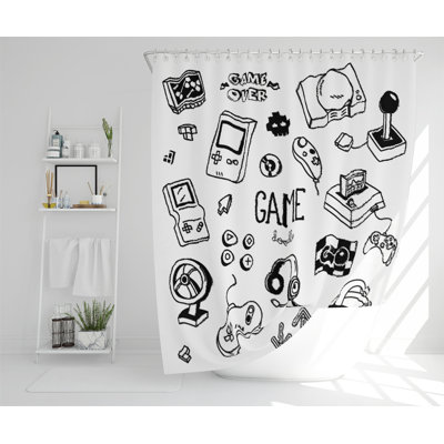 Cockrell Hill Polyester Shower Curtain Set