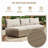 Polyethylene (Pe) Wicker Outdoor Patio Sofa With Cushion-149046053