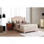 Lit tapissier double Elegant