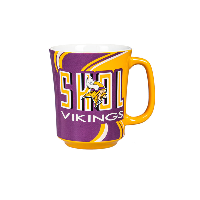 Vikings de Jether du Minnesota, céramique 14 oz avec boîte assortie