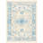 Machine Made Polyester Area Rugs - Rectangle | Gray Blue Color, Oriental Design, Low Pile Machine Made Area Rugs for Living Room, Bed Room-395647619