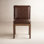 Cori Genuine Leather Oak Dining Chair