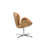 Rupini Faux Leather Swivel Wingback Chair