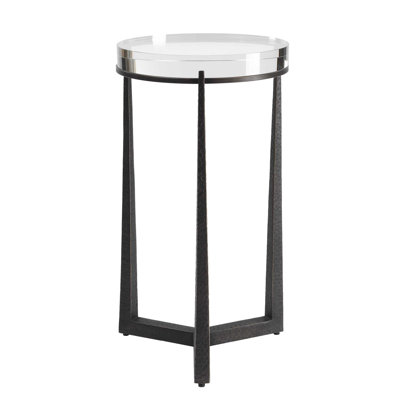  Midas Dark Bronze Round Accent Table