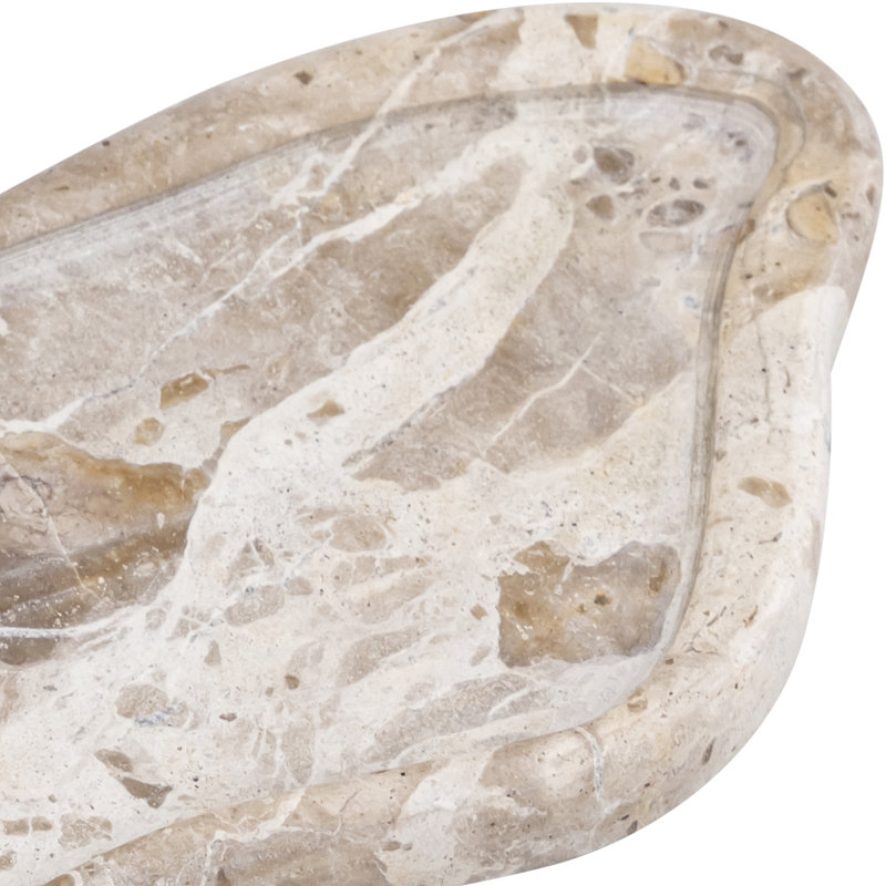 Plateau en marbre Arezzo, Beige
