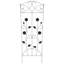 110.5cm H x 42.5cm W Steel Border Fencing-125281738