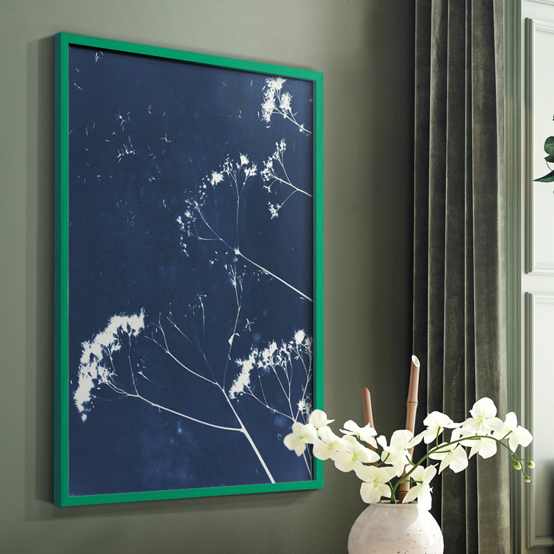 Fly Away 1 Framed Print - Solid Wood, Green, 10" H x 8" W