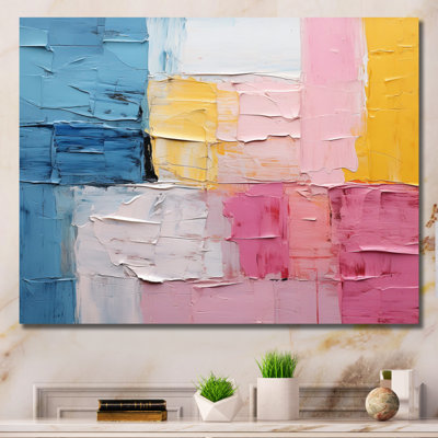 Patchwork abstrait II - impression