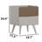 Mink 2 Drawers Nightstand