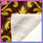 Yellow Brown Damask Pattern Blankets-130098538