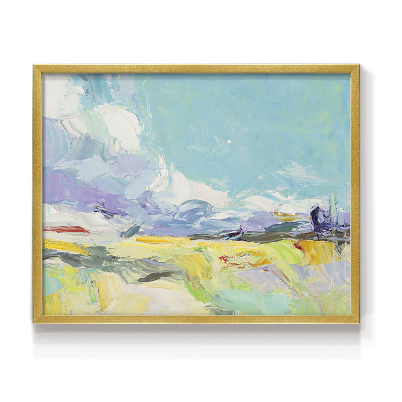 Travels - Impression encadrée - Restickable, H 8 po x l 10 po, Or