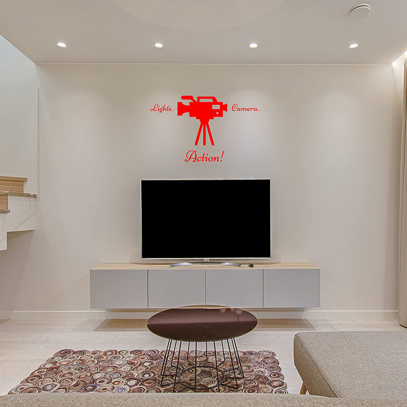 Adhésif décoratif, H 18 po x l 28 po, Rouge