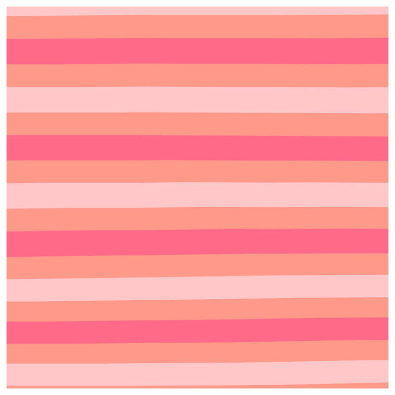 Pink Orange Stripes Blankets, 50in W x 60in H