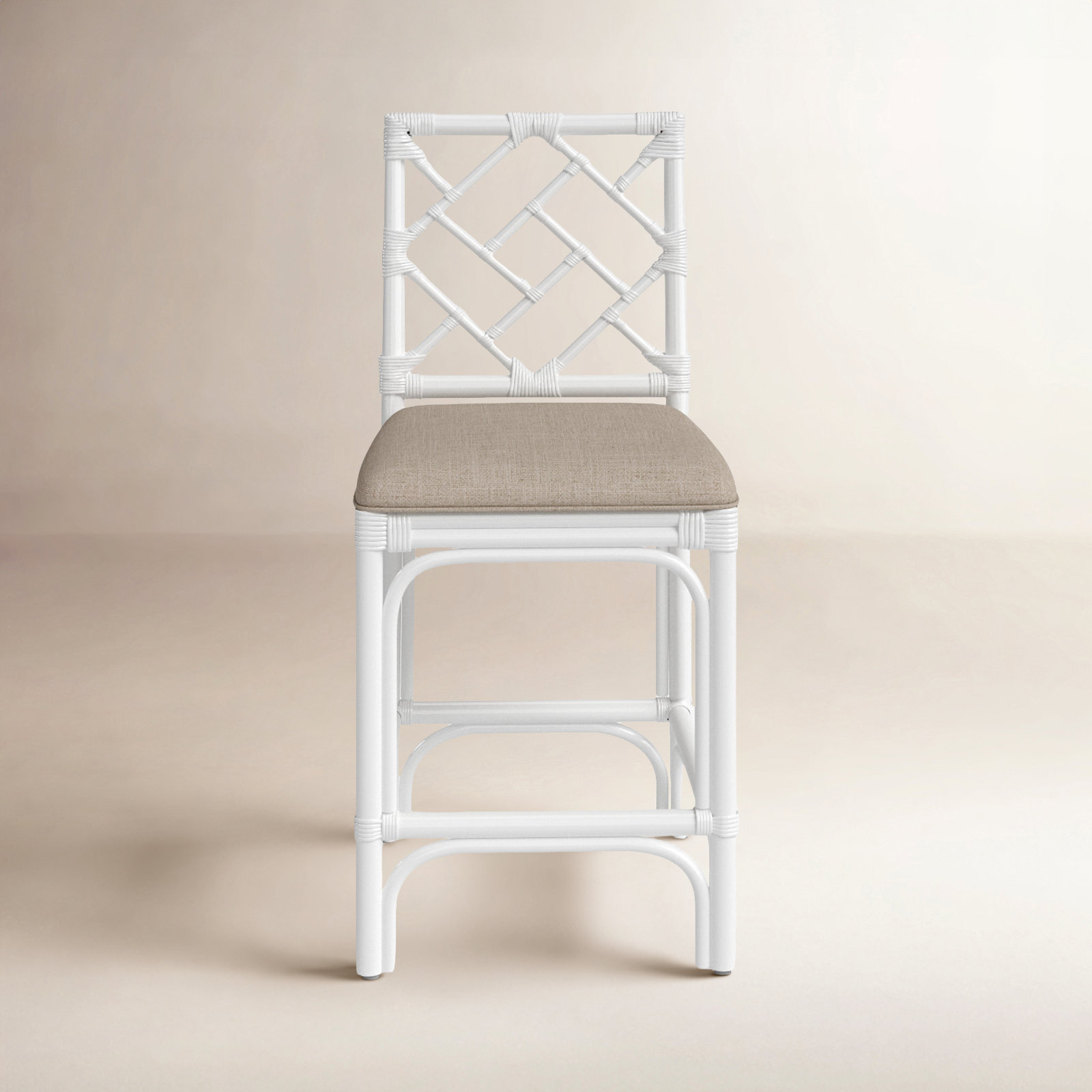 Fulton Bar and Counter Stool, White, Counter Stool (24" Seat Height)