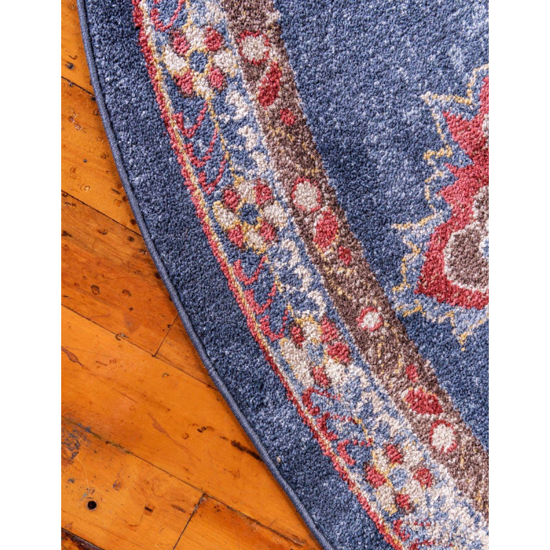 Ulla Oriental Indoor Rug, Round 5'