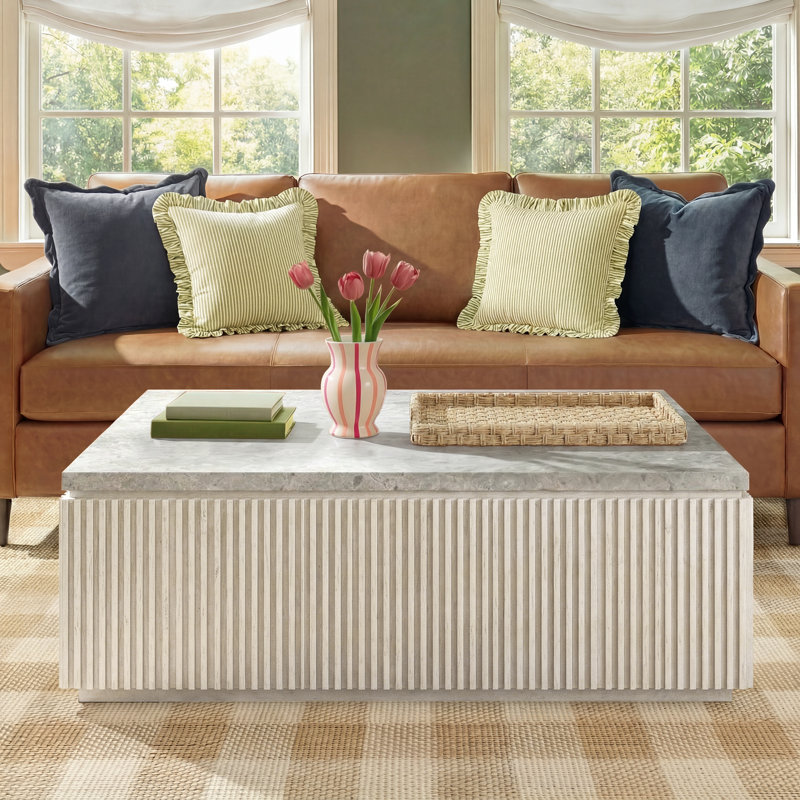 Greta Cocktail Table, White Oak