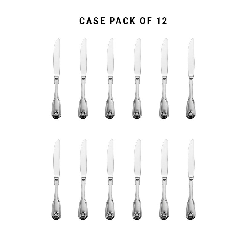 Classic Shell Dinner Knives by Oneida (18/10)