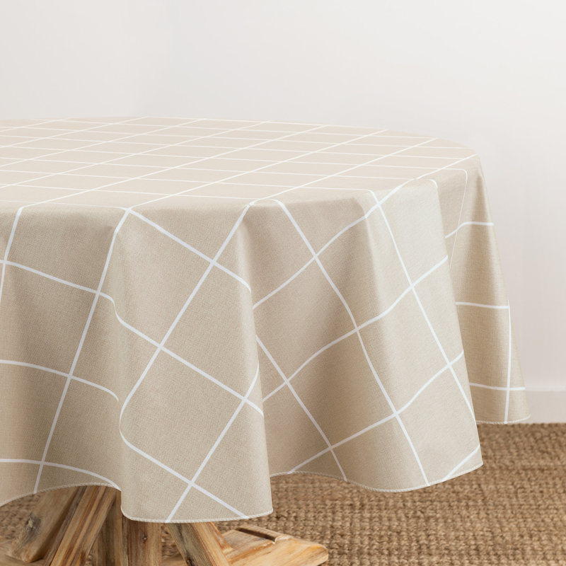 Nappe Earvie, 84 po x 60 po, Brun